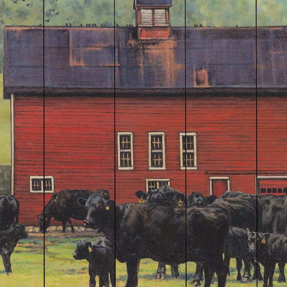 By the Red Barn Unframed Print Wall Art - Homeroots - Flyclothing LLC