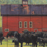 By the Red Barn Unframed Print Wall Art - Homeroots
