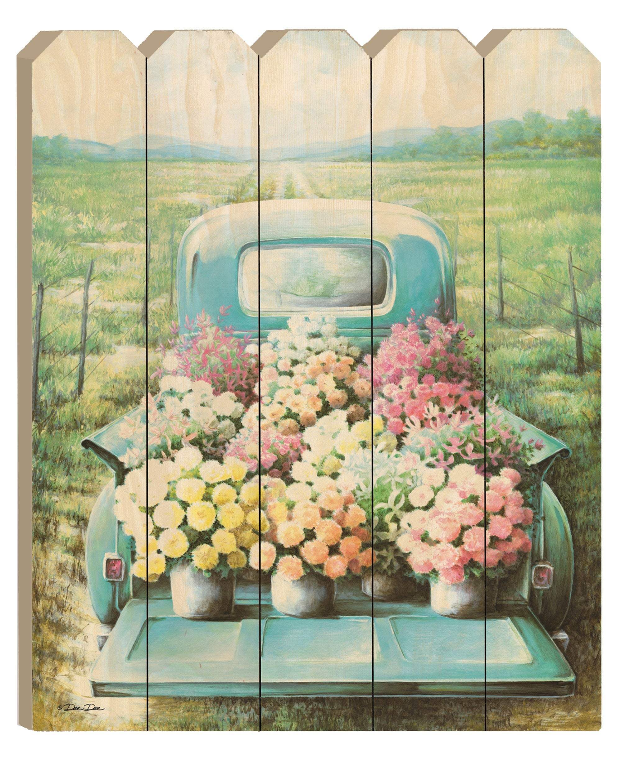 Flowers for Sale 1 Unframed Print Wall Art - Homeroots - Flyclothing LLC