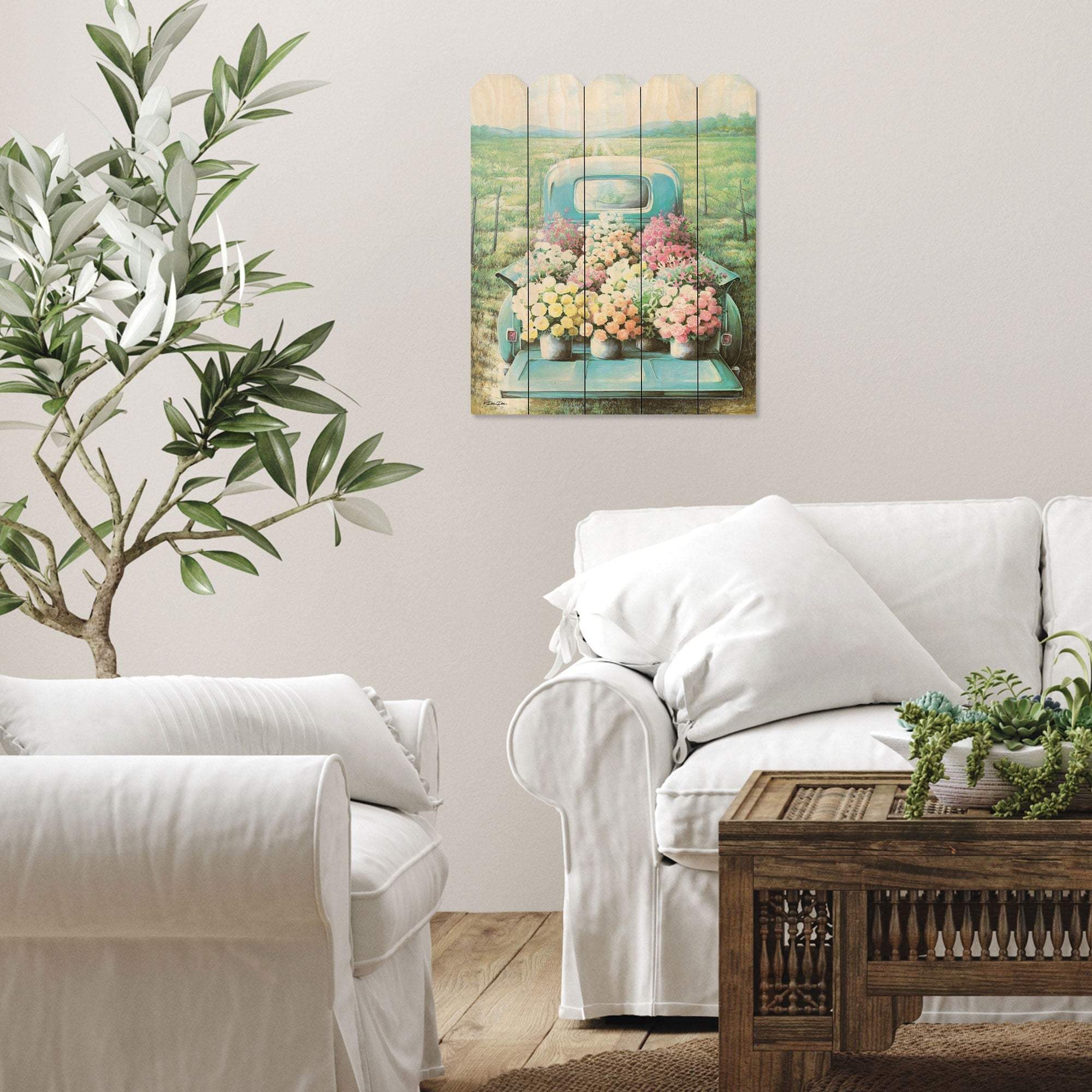 Flowers for Sale 1 Unframed Print Wall Art - Homeroots - Flyclothing LLC