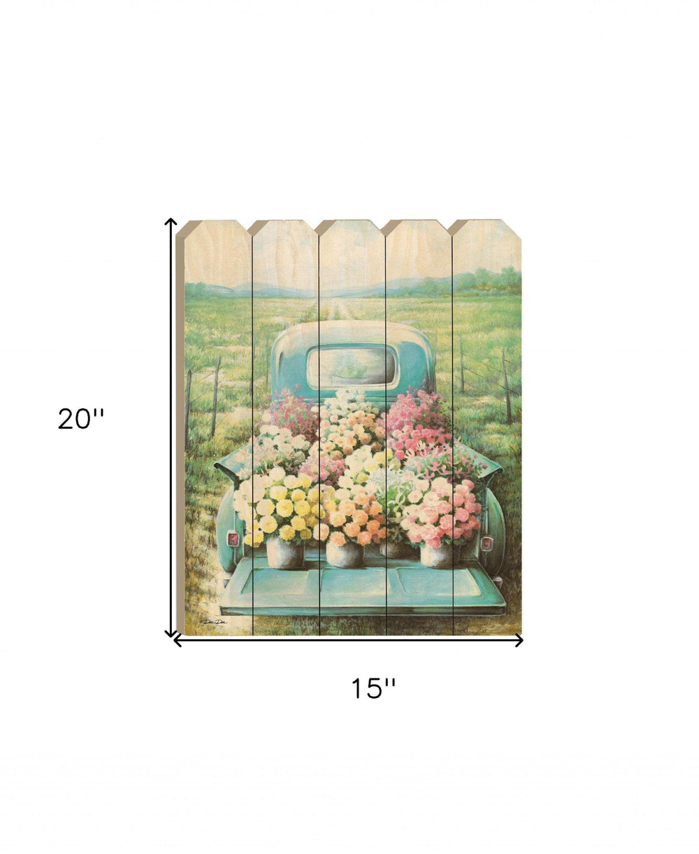 Flowers for Sale 1 Unframed Print Wall Art - Homeroots - Flyclothing LLC