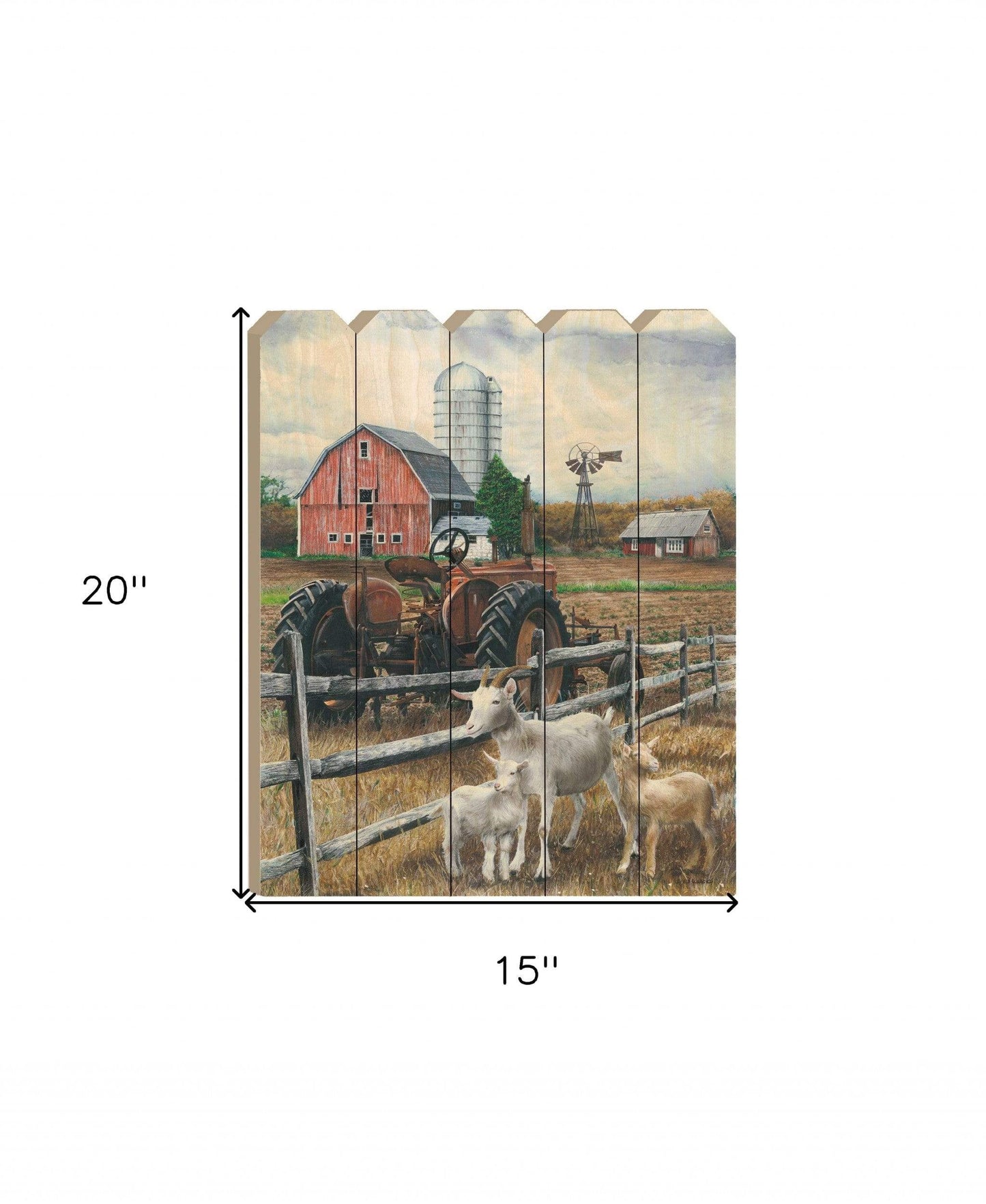 The Old Tractor Unframed Print Wall Art - Homeroots - Flyclothing LLC