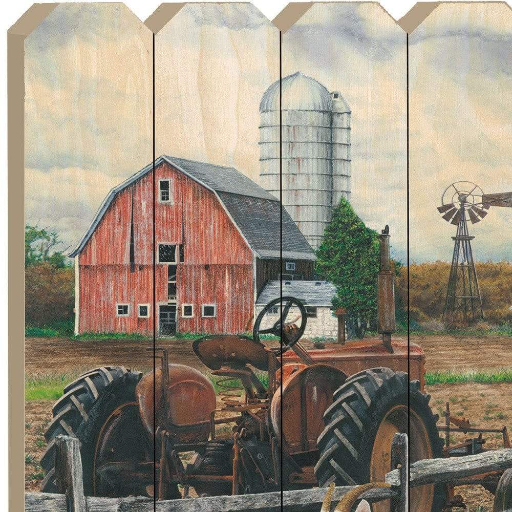 The Old Tractor Unframed Print Wall Art - Homeroots - Flyclothing LLC