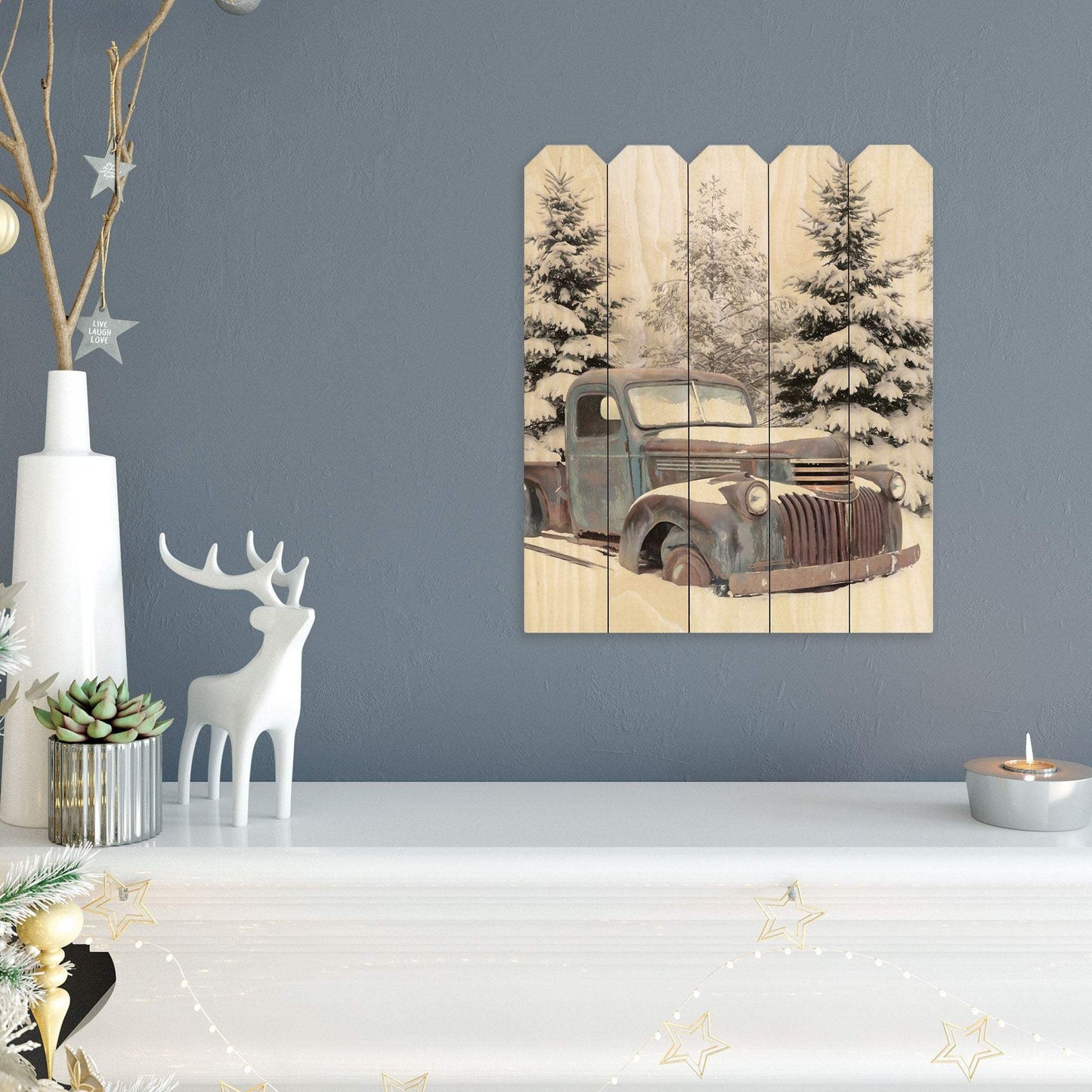 Chevy at the Farm Unframed Print Wall Art - Homeroots - Flyclothing LLC