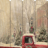 Snowy Day in Wellsboro Unframed Print Wall Art - Homeroots