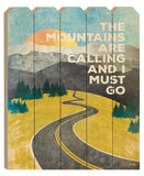 The Mountains are Calling Unframed Print Wall Art - Homeroots