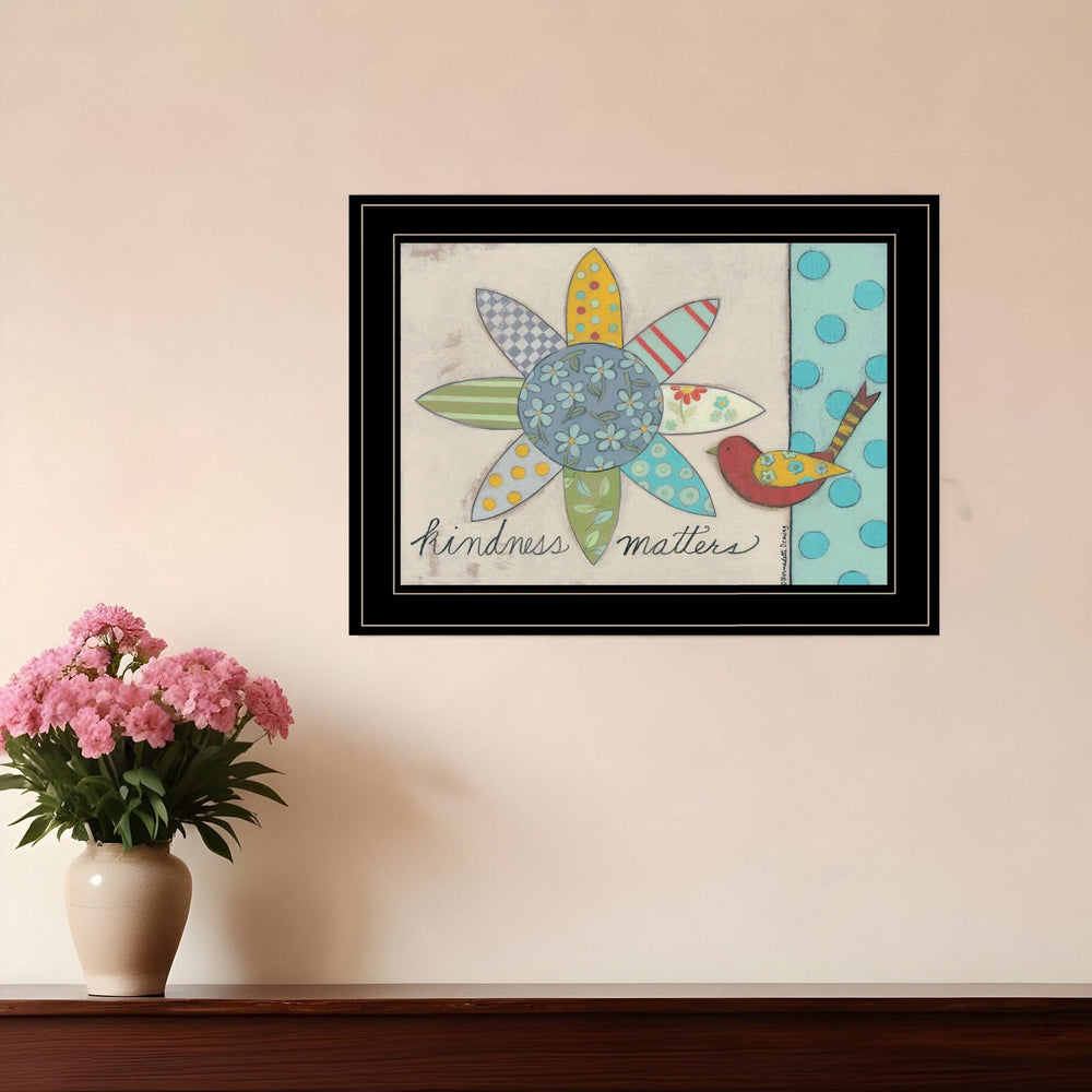 Kindness Matters 2 Black Framed Print Wall Art - Homeroots