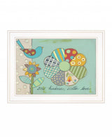 Sow Kindness Scatter Love 1 White Framed Print Wall Art - Homeroots - Flyclothing LLC