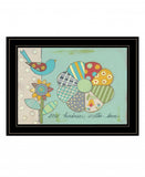 Sow Kindness Scatter Love 2 Black Framed Print Wall Art - Homeroots