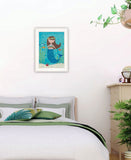 Under the Sea 3 White Framed Print Wall Art - Homeroots
