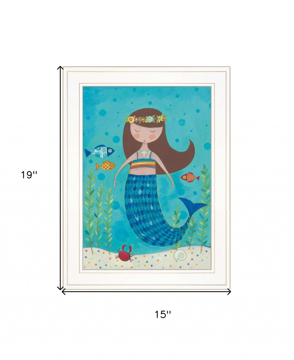 Under the Sea 3 White Framed Print Wall Art - Homeroots - Flyclothing LLC
