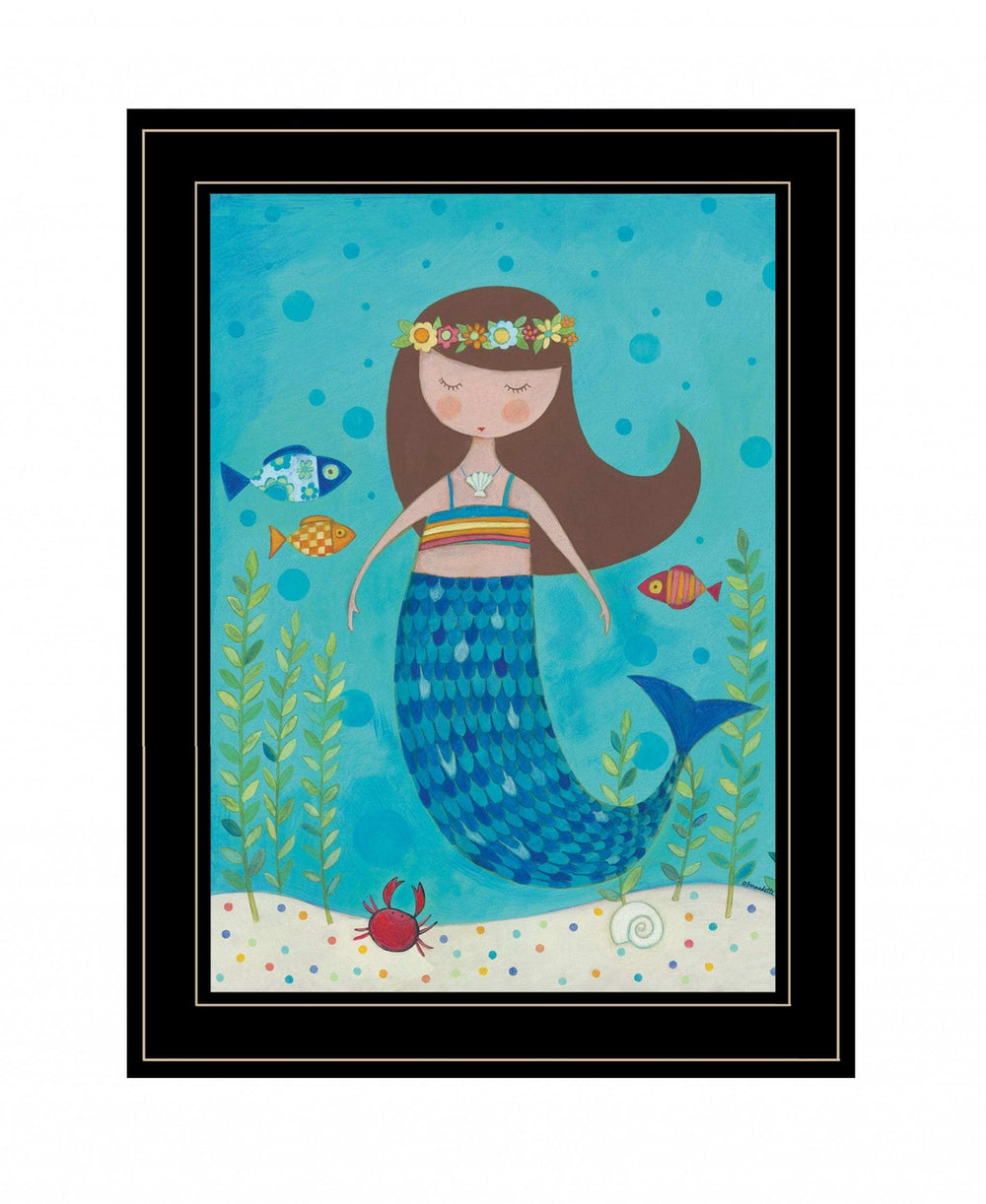 Under the Sea 4 Black Framed Print Wall Art - Homeroots - Flyclothing LLC