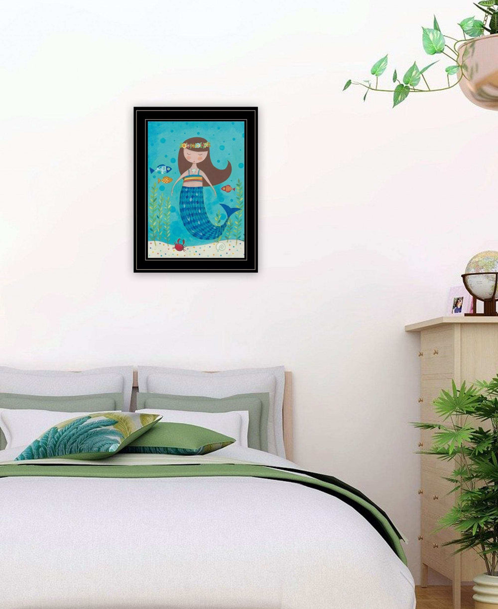 Under the Sea 4 Black Framed Print Wall Art - Homeroots - Flyclothing LLC