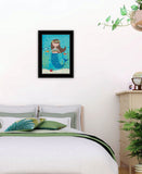 Under the Sea 4 Black Framed Print Wall Art - Homeroots