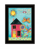No Place Like Home 2 Black Framed Print Wall Art - Homeroots
