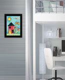 No Place Like Home 2 Black Framed Print Wall Art - Homeroots
