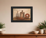 A Simple Life 1 Black Framed Print Wall Art - Homeroots