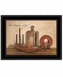 A Simple Life 3 Black Framed Print Wall Art - Homeroots