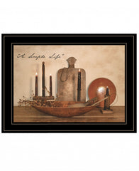 A Simple Life 3 Black Framed Print Wall Art - Homeroots