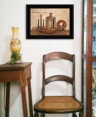 A Simple Life 3 Black Framed Print Wall Art - Homeroots