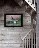 Milk Wagon 3 Black Framed Print Wall Art - Homeroots