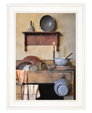 The Kitchen Sink 2 White Framed Print Kitchen Wall Art - Homeroots