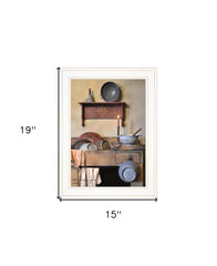 The Kitchen Sink 2 White Framed Print Kitchen Wall Art - Homeroots