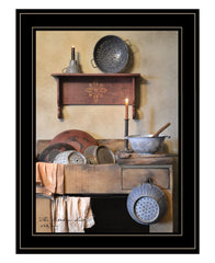 The Kitchen Sink 3 Black Framed Print Kitchen Wall Art - Homeroots
