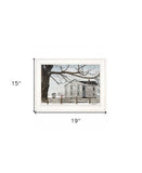 A Little Snow House 2 White Framed Print Wall Art - Homeroots - Flyclothing LLC