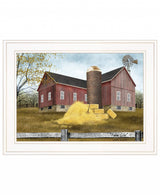 Farm Life 2 White Framed Print Wall Art - Homeroots - Flyclothing LLC