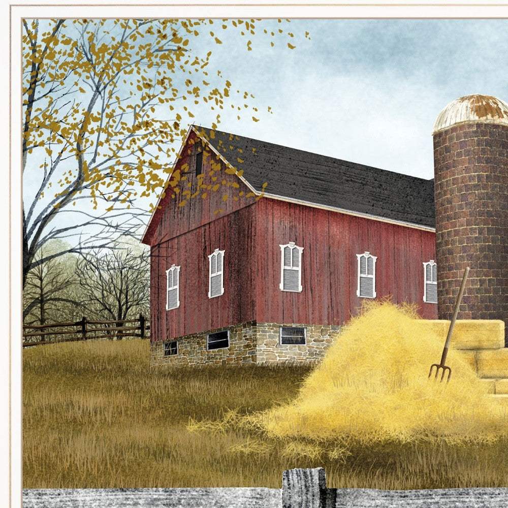Farm Life 2 White Framed Print Wall Art - Homeroots - Flyclothing LLC