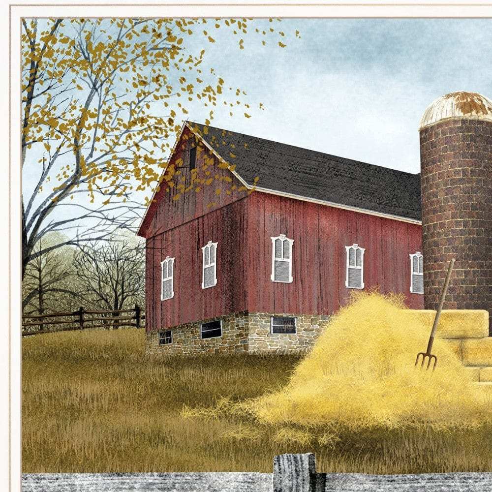 Farm Life 2 White Framed Print Wall Art - Homeroots - Flyclothing LLC