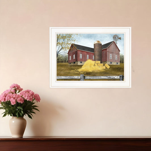 Farm Life 2 White Framed Print Wall Art - Homeroots