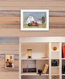 Spring Rain 2 White Framed Print Wall Art - Homeroots - Flyclothing LLC