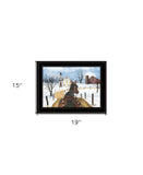 Sleigh Bells Ring 3 Black Framed Print Wall Art - Homeroots - Flyclothing LLC