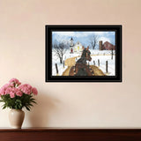Sleigh Bells Ring 3 Black Framed Print Wall Art - Homeroots