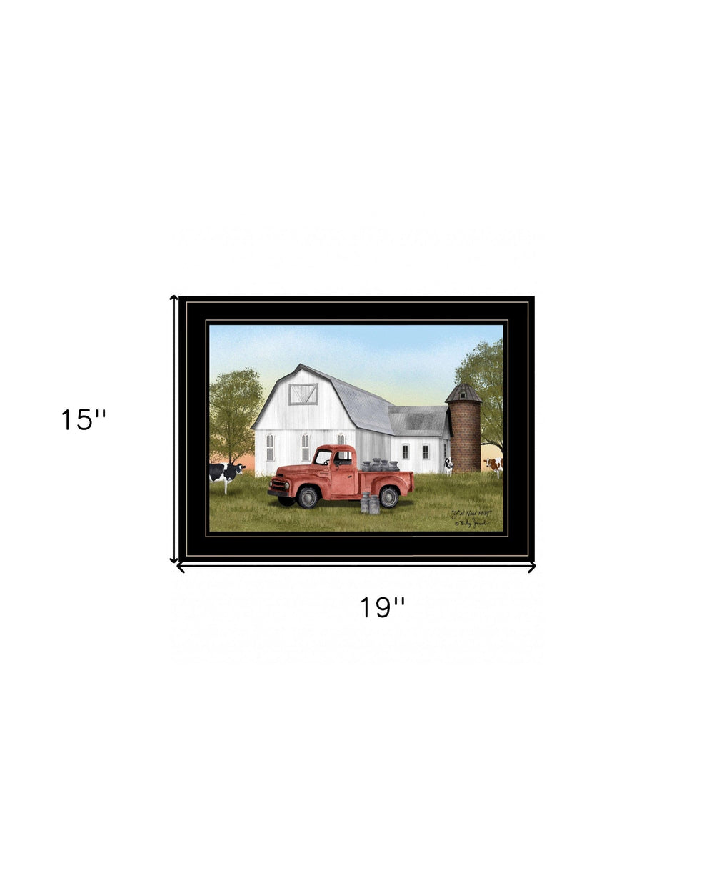 YAll Need Milk 3 Black Framed Print Wall Art - Homeroots - Flyclothing LLC