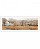 Peaceful Homestead 1 White Framed Print Wall Art - Homeroots