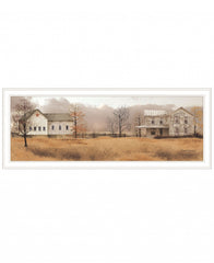 Peaceful Homestead 1 White Framed Print Wall Art - Homeroots
