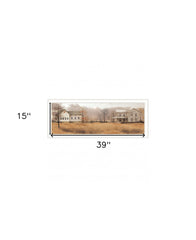 Peaceful Homestead 1 White Framed Print Wall Art - Homeroots