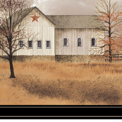 Peaceful Homestead 2 Black Framed Print Wall Art - Homeroots