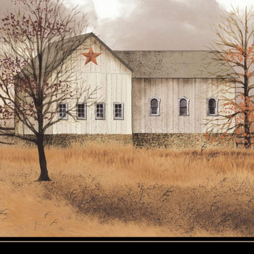 Peaceful Homestead 2 Black Framed Print Wall Art - Homeroots - Flyclothing LLC