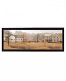 Peaceful Homestead 3 Black Framed Print Wall Art - Homeroots