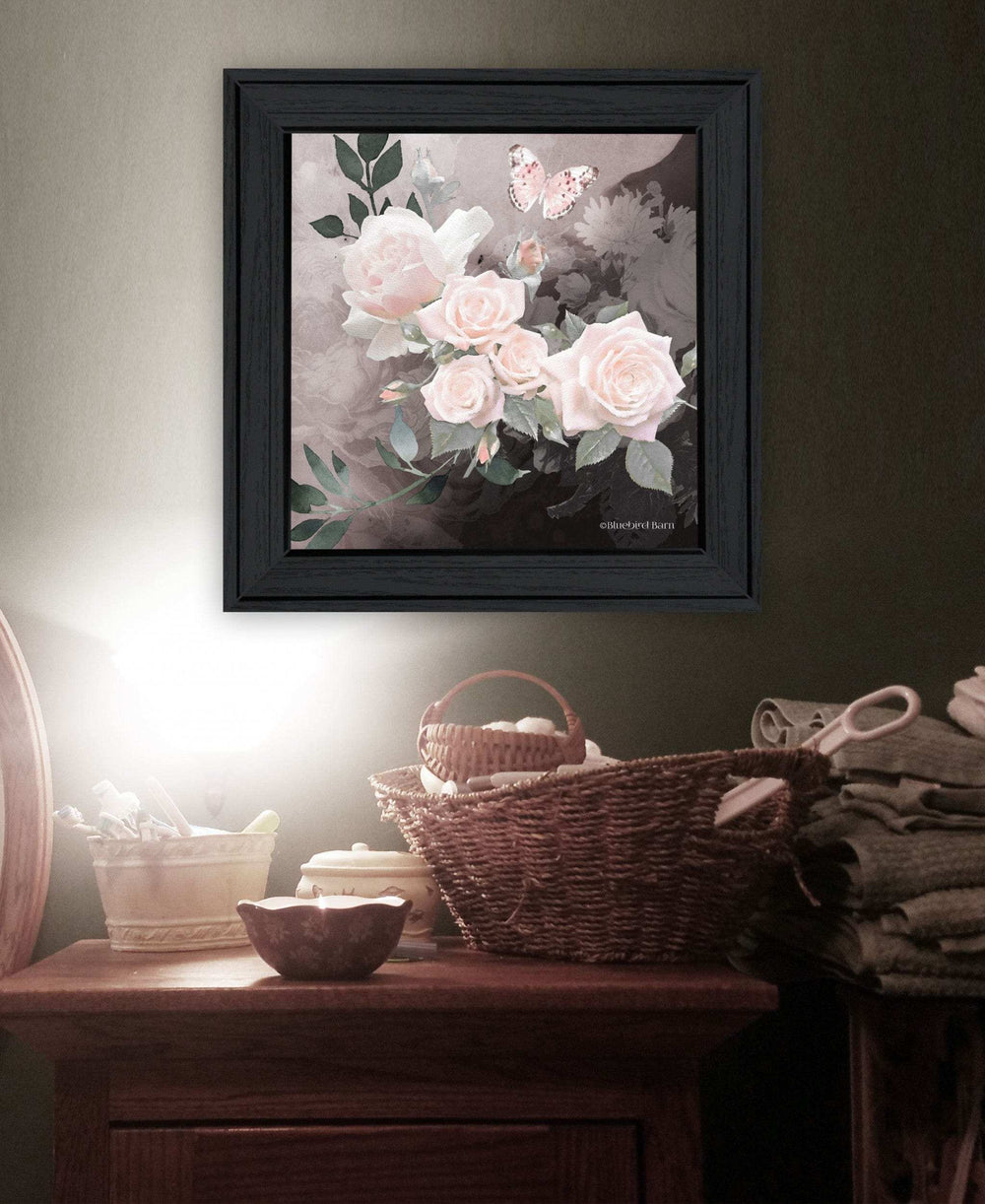 Noir Roses 1 [4] Black Framed Print Wall Art - Homeroots - Flyclothing LLC