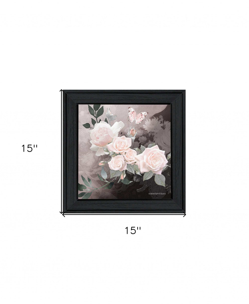 Noir Roses 1 [4] Black Framed Print Wall Art - Homeroots - Flyclothing LLC