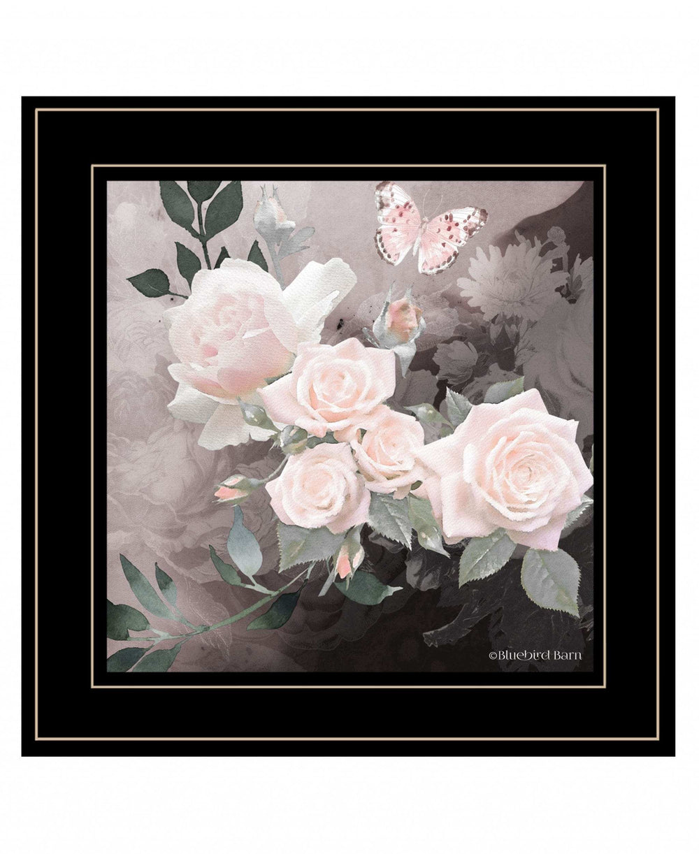 Noir Roses 1 [5] Black Framed Print Wall Art - Homeroots - Flyclothing LLC