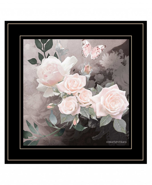 Noir Roses 1 [5] Black Framed Print Wall Art - Homeroots - Flyclothing LLC