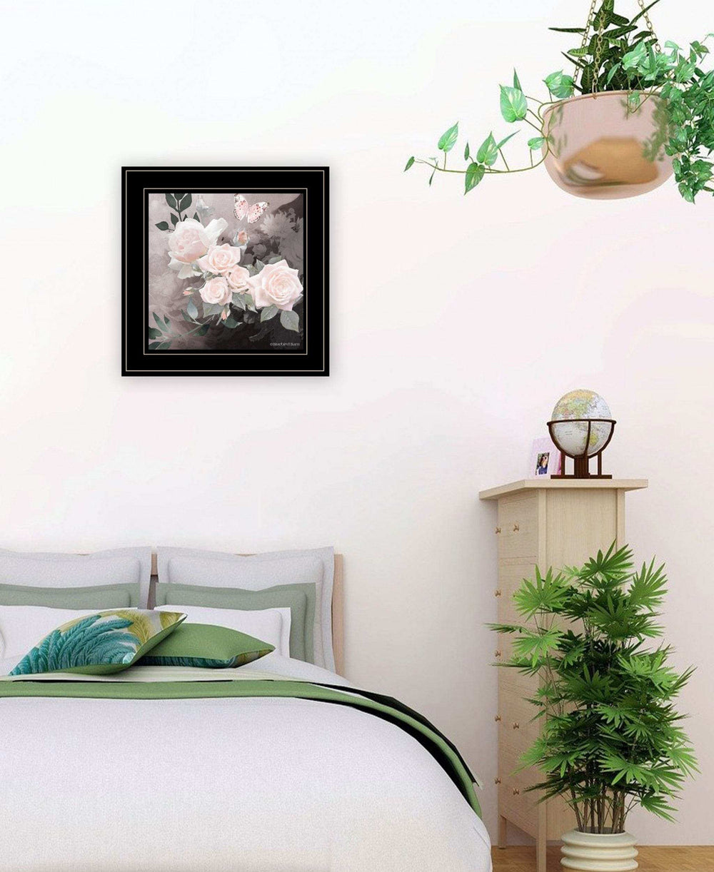 Noir Roses 1 [5] Black Framed Print Wall Art - Homeroots - Flyclothing LLC