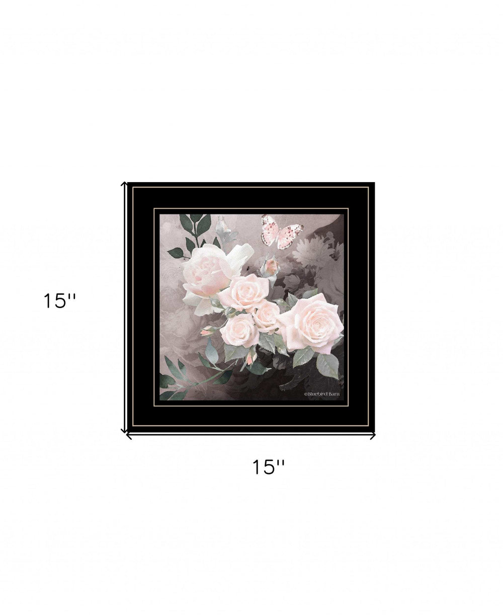 Noir Roses 1 [5] Black Framed Print Wall Art - Homeroots - Flyclothing LLC