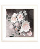 Noir Roses IV 3 White Framed Print Wall Art - Homeroots